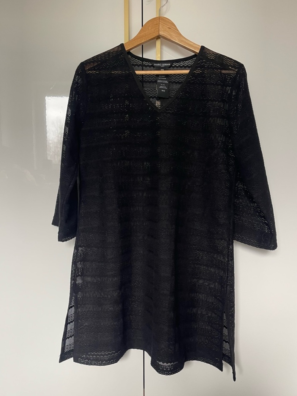 Mario Serrani swimsuit cover-up lace Medium